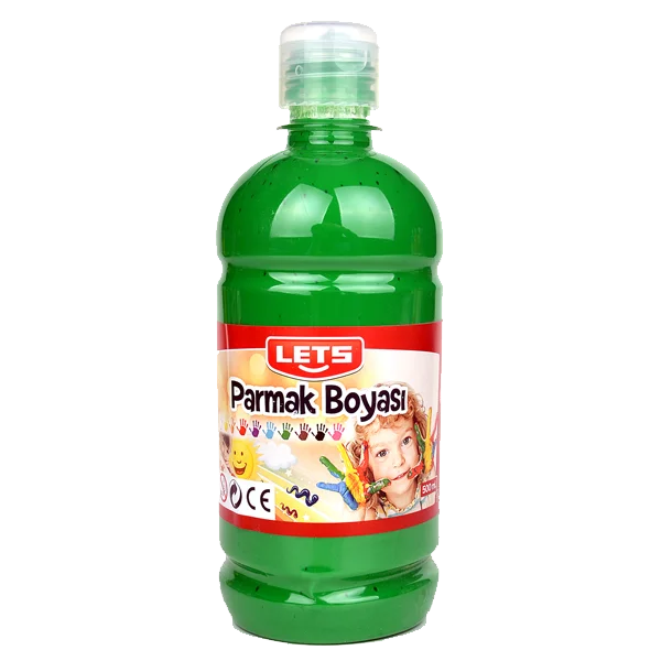 Lets Parmak Boyası 500 ML Yeşil L-5007