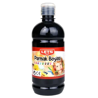 Lets Parmak Boyası 500 ML Siyah L-5009