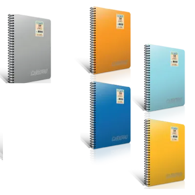 Gıpta Spiralli Defter Chromo Plastik Kapak Kareli 40 YP A4 1977
