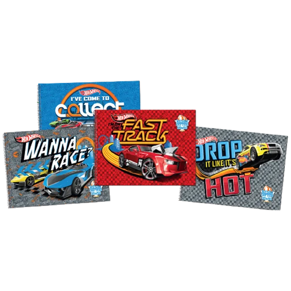 Gıpta Resim Defteri Spiralli 15 YP 17x24 Hot Wheels 5436