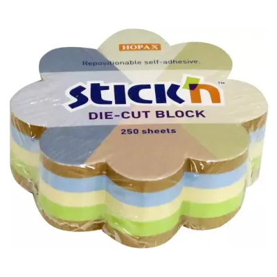 Hopax Stickn Yapışkan Notblok Kraft Çiçek 67x67 250 YP 21834