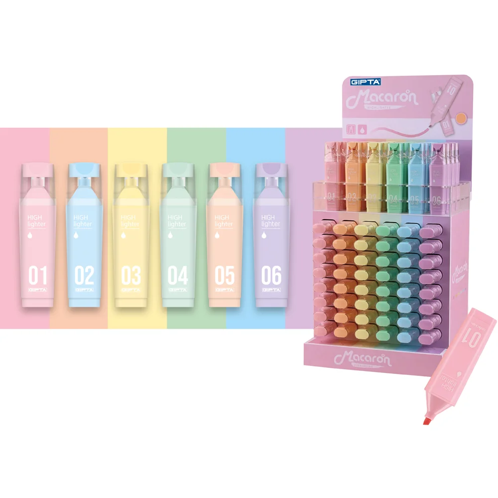 Gıpta Fosforlu Kalem Macaron 02 Pastel Turuncu F1560