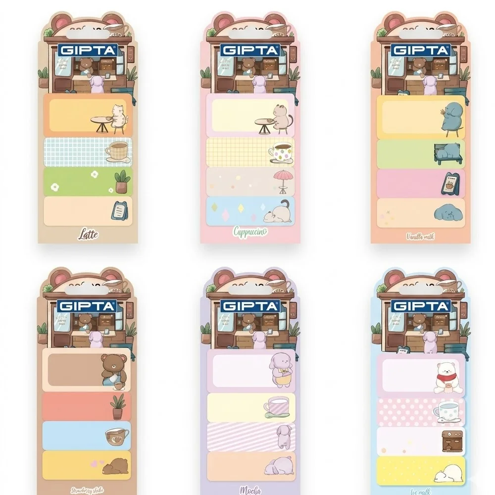 Gıpta Yapışkanlı Not-Cafe Notes 20yp 4 Parça 48 Li Stand K0134
