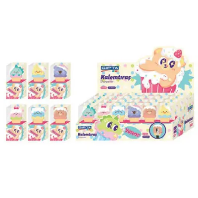 Gıpta Kalemtraş Cupcake 3D 24 Lü K1520