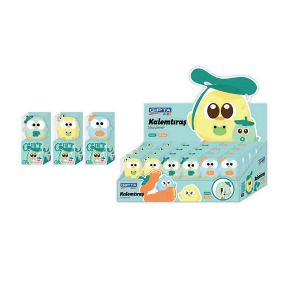 Gıpta Kalemtıraş Cute Chıck 3D 24 Lü K1521
