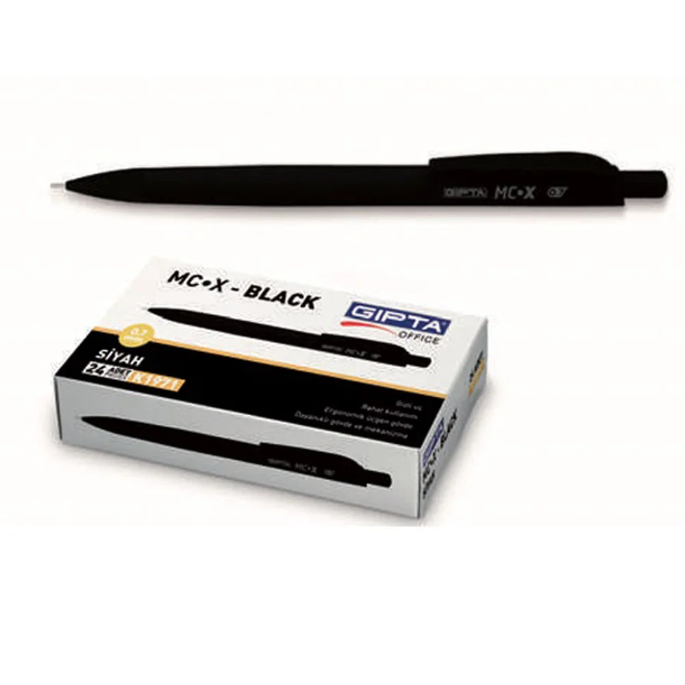 Gıpta Versatil Kalem-mc-x Black 0.7 MM 24 Lü