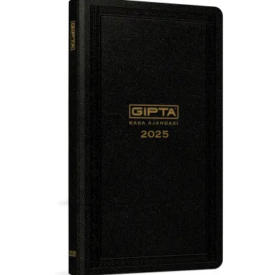 Gıpta Ticari Ajanda Dikişli Sert Kapaklı 17x33 118-TCK