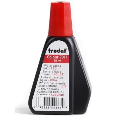 Trodat Istampa Mürekkebi 28 ML Kırmızı 7011