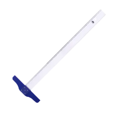 Hatas T Cetvel Mika Tekniker Plastik 75 CM 1030