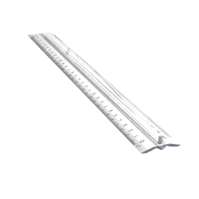 Hatas Tribli Desimetre Şeffaf 30 CM 0250