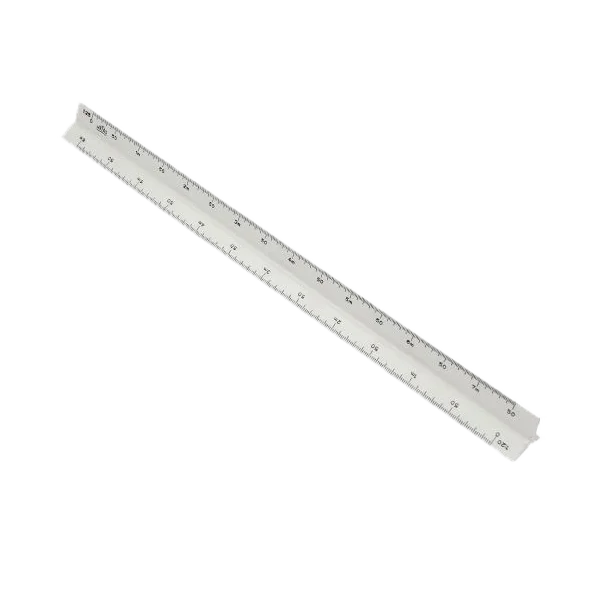 Hatas Mikyas Cetvel Plastik 1/20-25-50-75-100-125 0270