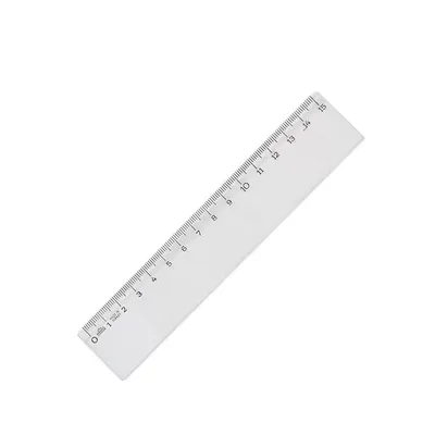 Hatas Geniş Plastik Büro Cetveli 15 Cm 00140