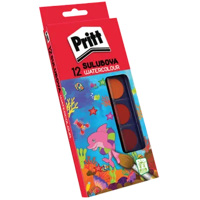 Pritt Sulu Boya Büyük Boy 12 Renk 1047948