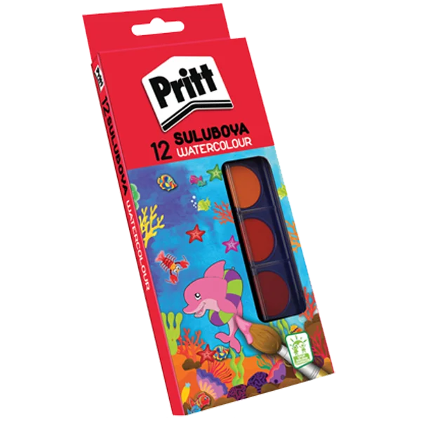 Pritt Sulu Boya Büyük Boy 12 Renk 1047948