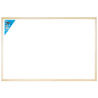 İnter Yazı Tahtası Duvara Monte Ahşap Çerçeve Laminant 45x60