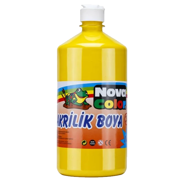 Nova Color Akrilik Boya 1 KG Sarı NC-221