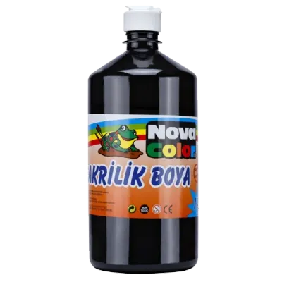Nova Color Akrilik Boya 1 KG Siyah NC-226
