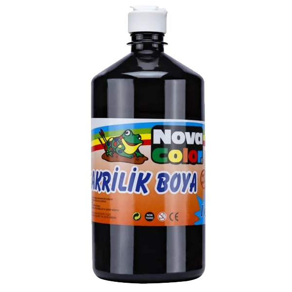 Nova Color Akrilik Boya 1 KG Siyah NC-226