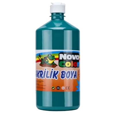 Nova Color Akrilik Boya 1 KG Yeşil NC-224