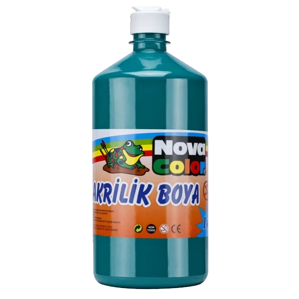 Nova Color Akrilik Boya 1 KG Yeşil NC-224