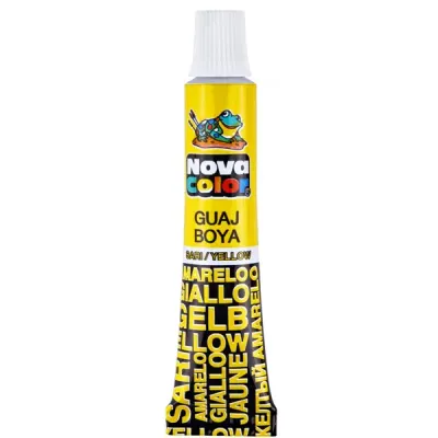 Nova Color Guaj Boya Tüp 12 Lİ Sarı NC-115