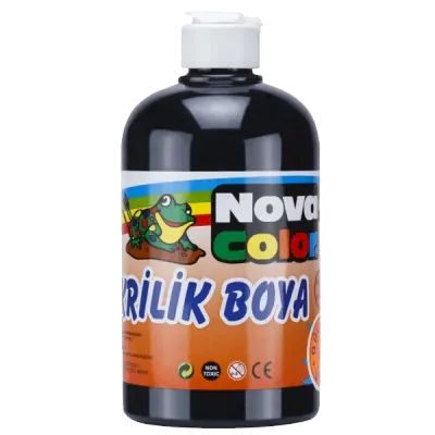 Nova Color Akrilik Boya 500 GR Siyah NC-386
