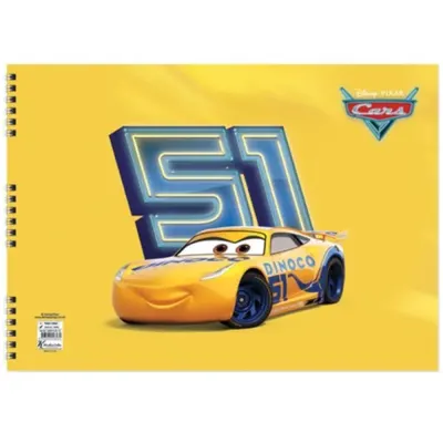 Keskin Color Resim Defteri Spiralli 15 YP 25x35 Cars 300215-33