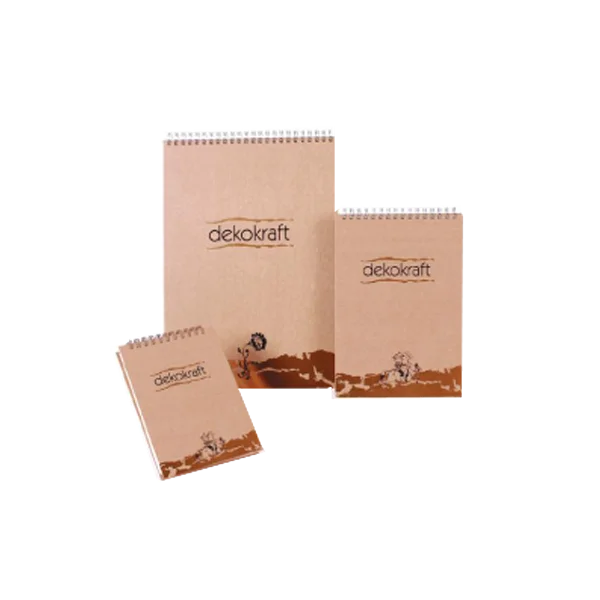 Keskin Color Bloknot Dekokraft Spiralli Kareli 100 YP A4 144002-99