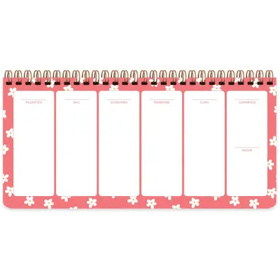 Keskin Color Spiralli Planner Minik Papatya 13x27