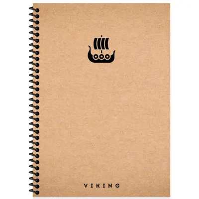 Keskin Color Spiralli Sert Kapak La Plume Viking 17x24 100 YP Kareli