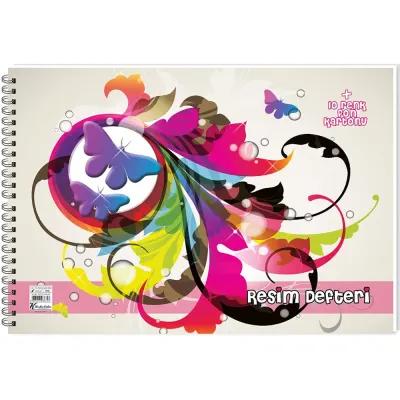 Keskin Color Resim Defteri Fon Kartonlu 25x35 10+10 Yaprak