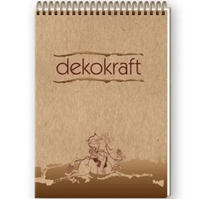 Keskin Color Bloknot Spiralli Dekokraft A5 80 YP Çizgili