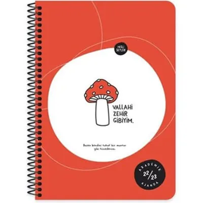 Hisli Şeyler Spiralli Karton Kapak Zehir Gibiyim 18,5x25 80 YP Çiz.