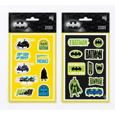 Keskin Color Batman Puffy Sticker 221300-09