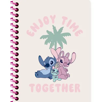 Lilo&amp;stitch Bloknot Spiralli  A6 80 Yp Çizgili 140400-14