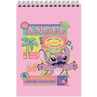 Keskin Color Lilo&amp;stitch A7 42 Yaprak Çizgili Spiralli 1 Bloknot