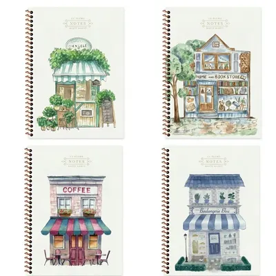 Keskin Color Defter Spiralli Karton Kapak 16,5x22,5 80 Yp.Kareli La Plume Shop