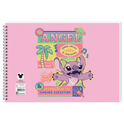 Lilo&amp;Stitch Spiralli Resim Defteri 17x25 15 YP 300115-14