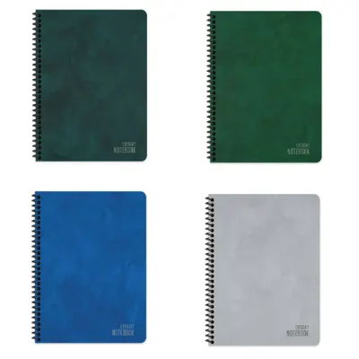 Keskin Color Spiralli Sert Kapak Defter Alfa 16,5x22,5 120 Yp Çizgili