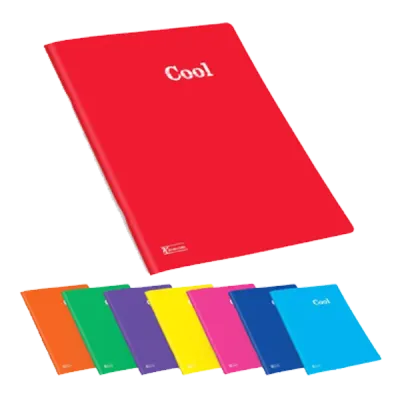 Keskin Color Defter Plastik Kapak Dikişli Cool A4 80 YP Çizgili 321851-99