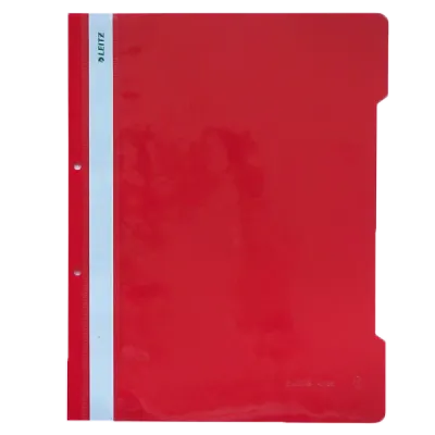 Leitz Telli Dosya Plastik Kırmızı L-4189