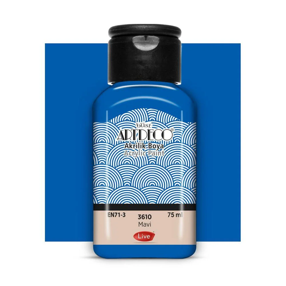 Artdeco Akrilik Boya 75 ML Mavi 3610
