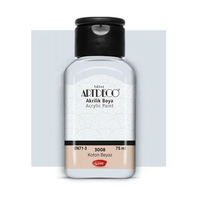 Artdeco Akrilik Boya 75 ML Koton Beyaz 3008