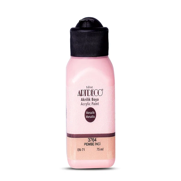 Artdeco Akrilik Boya Metalik 75 ML Pembe İnci 3764