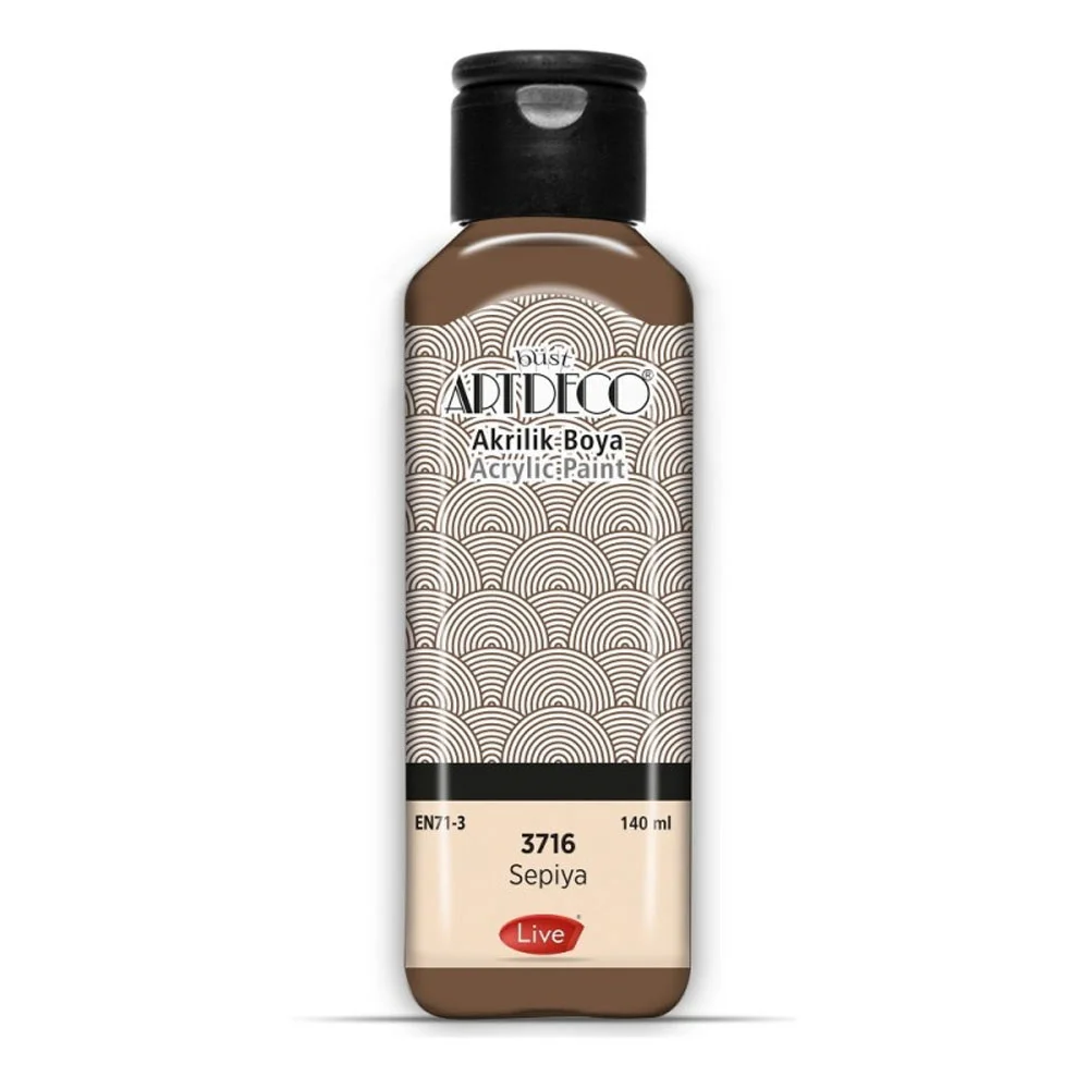 Artdeco Akrilik Boya 140 ML Sepya 3716