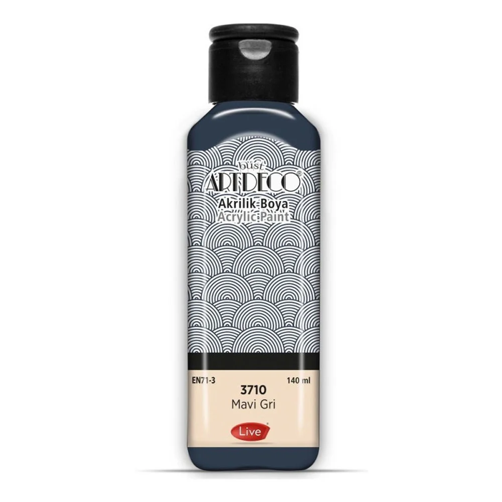 Artdeco Akrilik Boya 140 ML Mavi Gri 3710
