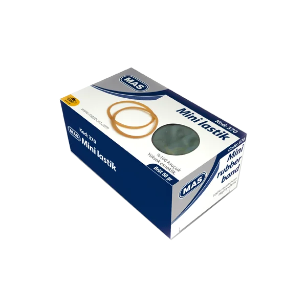 Mas Ambalaj Lastik Kutu Mini %100 Kauçuk 50 GR 370