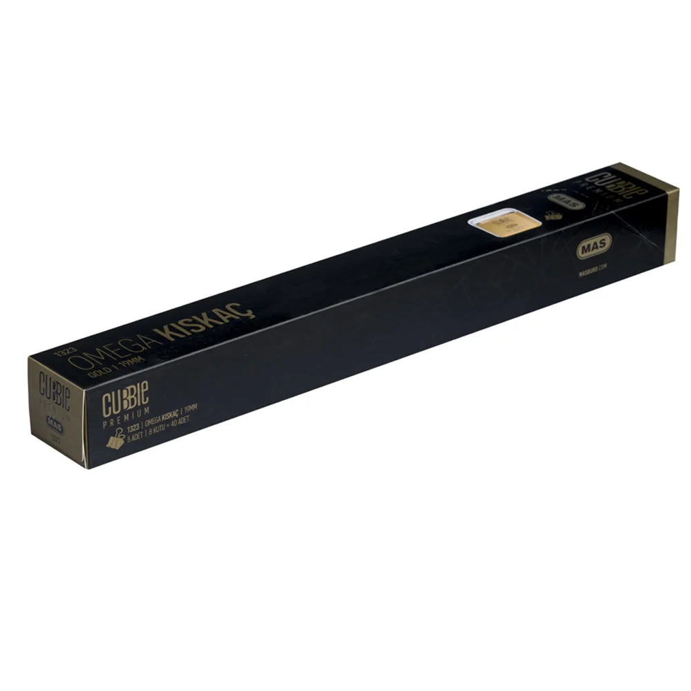 Mas Kıskaç (Klips) Omega Cubbie Premium 19 MM Gold 1323