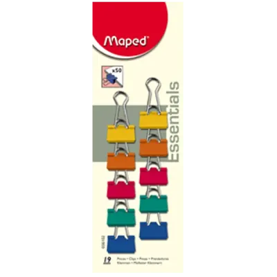 Maped Kıskaç (Klips) Renkli 10 LU 19 MM 036102