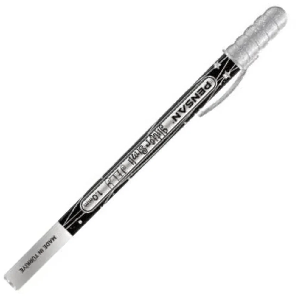 Pensan Jel Kalem Jely 1.0 MM Glıtter Simli Gümüş 2800